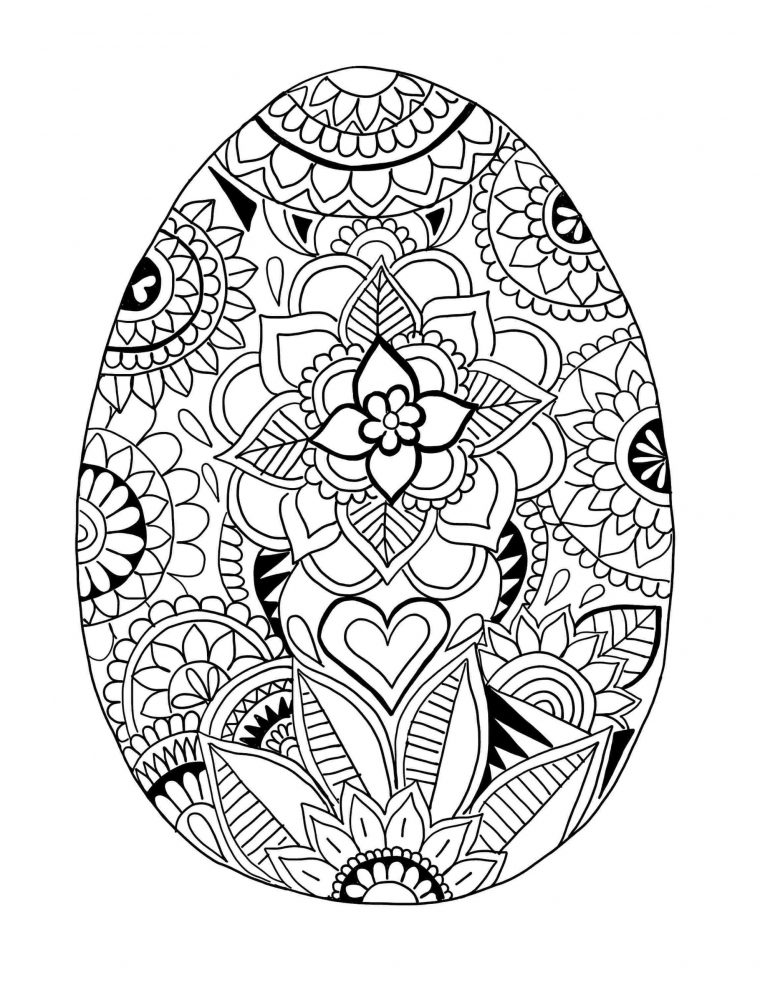 Coloring Pages : Printable Easter Mandala Coloring Free tout Mandala Fée