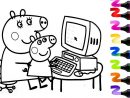 Comment Colorier Peppa Pig Et Sa Maman Sur L'ordinateur tout Peppa Pig A Colorier