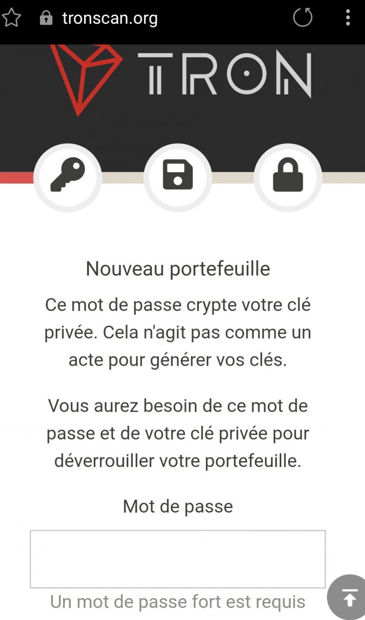 Comment Créer Un Wallet Sur L'explorateur Tron intérieur 4 Images Et Un Mot