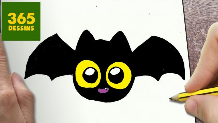 Comment Dessiner Chauve-Souris Kawaii Étape Par Étape – Dessins Kawaii  Facile à Dessin D Halloween Facile A Dessiner