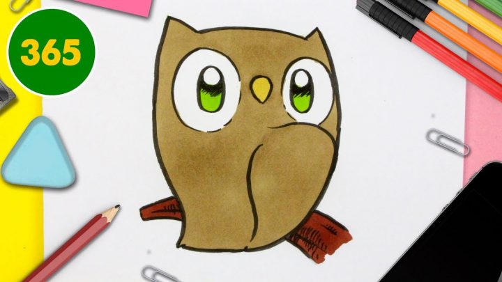 Comment Dessiner Chouette Kawaii – Dessins Kawaii Facile – Comment Dessiner  Des Animaux Kawaii serapportantà Dessin Hibou Facile