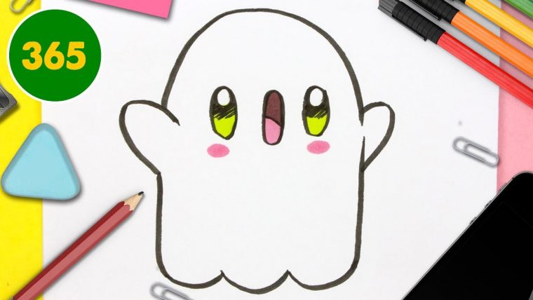 Comment Dessiner Fantôme Kawaii Étape Par Étape – Dessins Kawaii Facile –  Comment Dessiner Halloween tout Dessin D Halloween Facile A Dessiner