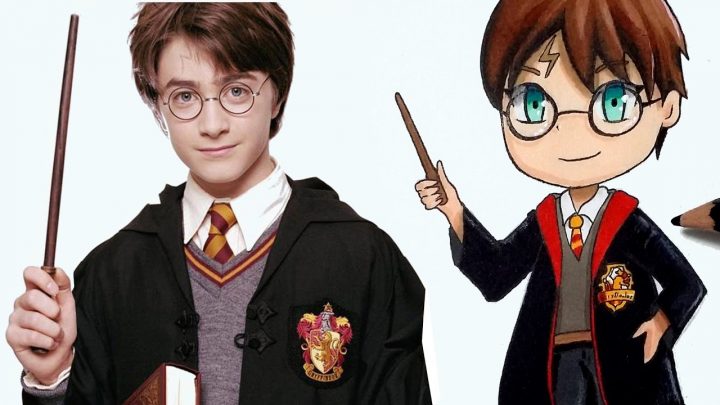 Comment Dessiner Harry Potter En Version Chibi [Tutoriel] dedans Dessin D Harry Potter