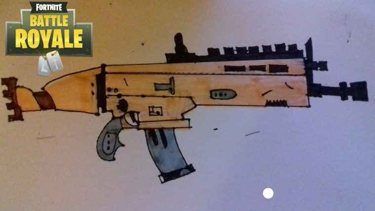 Comment Dessiner Le Fusil Scar | Fortnite serapportantà Comment Dessiner Un Fusil