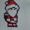 Comment Dessiner Le Père Noël Pixel Art avec Pixel Art Pere Noel