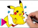 Comment Dessiner Pikachu #1 - Apprendre À Dessiner – Dessin Facile Étape  Par Étape destiné Dessin De Pikachu Facile