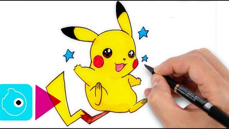 Comment Dessiner Pikachu #1 – Apprendre À Dessiner – Dessin Facile Étape  Par Étape destiné Dessin De Pikachu Facile