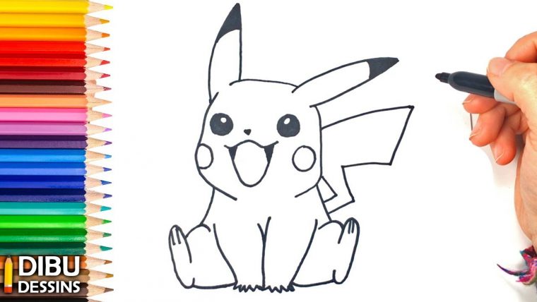 Comment Dessiner Pikachu | Dessin De Pikachu à Modèles De Dessins À Reproduire