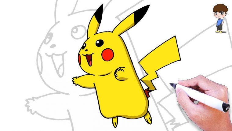 Comment Dessiner Pikachu Facilement – Dessin Facile A Faire – Dessin De  Pokemon tout Dessin De Pikachu Facile