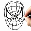 Comment Dessiner Spiderman intérieur Masque Spiderman A Imprimer