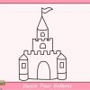 Comment Dessiner Un Château Facilement Etape Par Etape Pour Enfants 2 avec Chateau Princesse Dessin