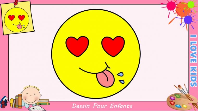 Comment Dessiner Un Emoji Kawaii & Facile Pour Enfants – Dessin Kawaii 3 intérieur Modèles De Dessins À Reproduire