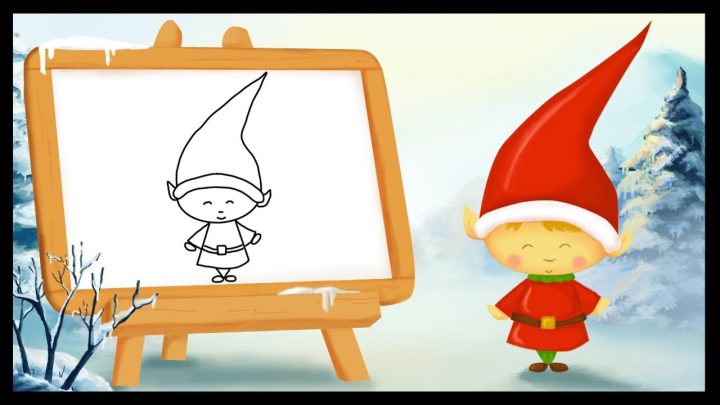 Comment Dessiner Un Lutin De Noël ? avec Dessiner Un Lutin