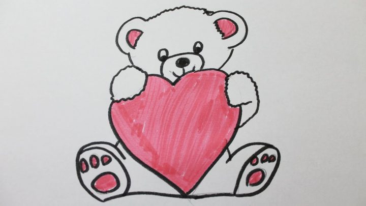 Comment Dessiner Un Nounours dedans Dessin De Doudou