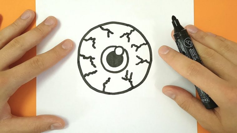 Comment Dessiner Un Oeil Halloween – Tuto Dessin serapportantà Dessin D Halloween Facile A Dessiner