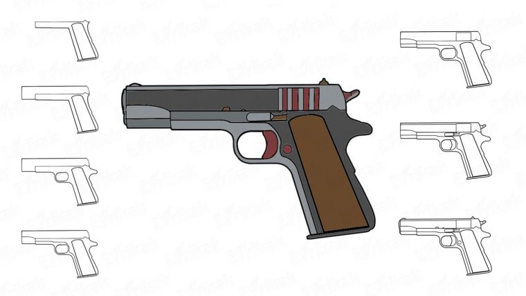 Comment Dessiner Un Pistolet concernant Comment Dessiner Un Fusil