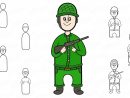 Comment Dessiner Un Soldat Avec Une Arme, Pas À Pas, Au intérieur Comment Dessiner Un Fusil