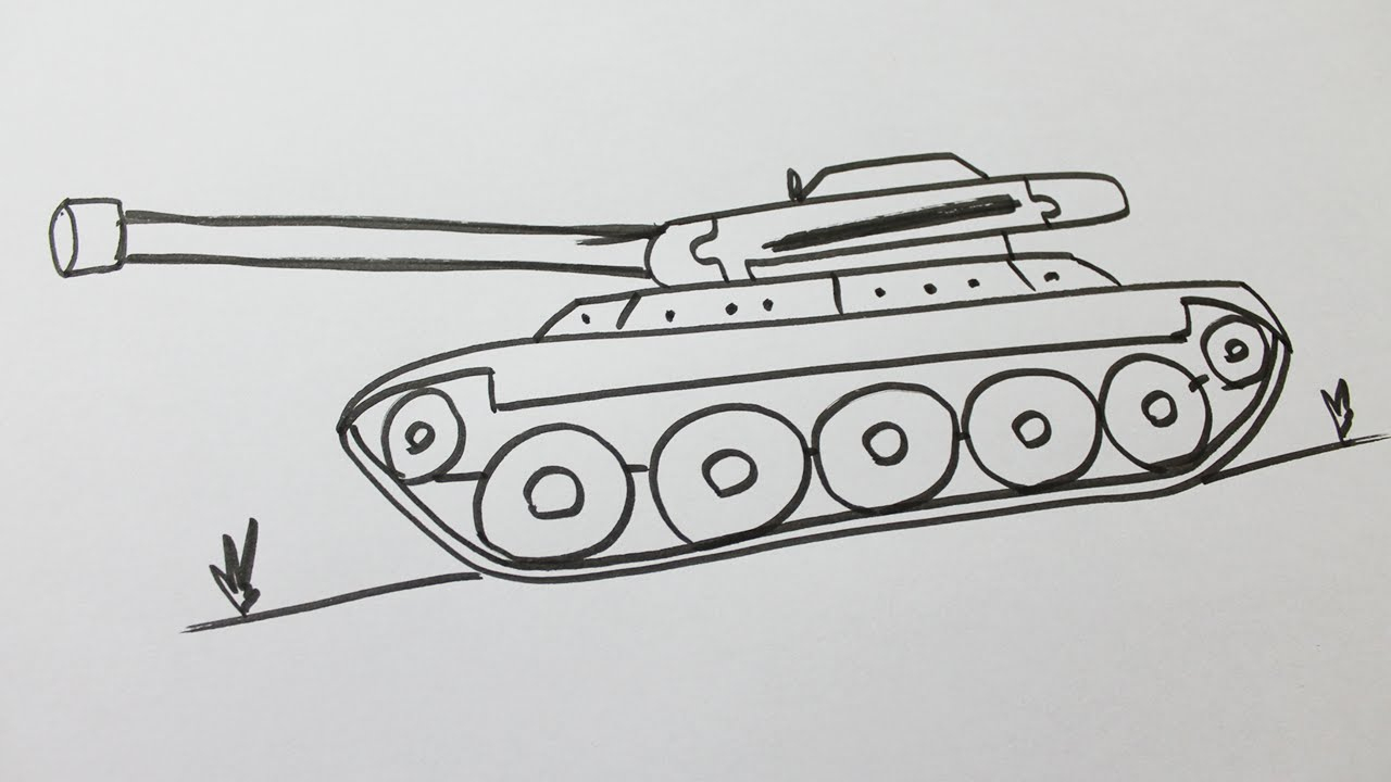 Comment Dessiner Un Tank intérieur Comment Dessiner Un Fusil