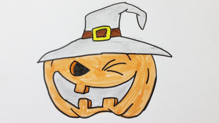 Comment Dessiner Une Citrouille D'halloween à Dessin D Halloween Facile A Dessiner