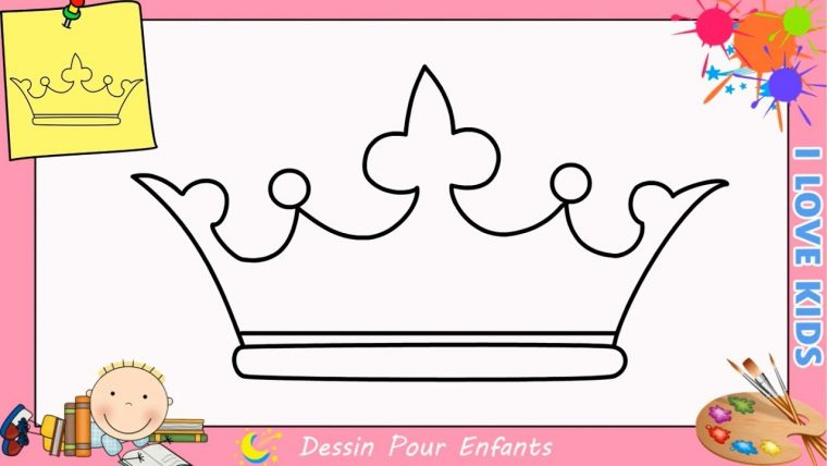 Comment Dessiner Une Couronne Facilement Etape Par Etape Pour Enfants 1 serapportantà Dessin De Angleterre