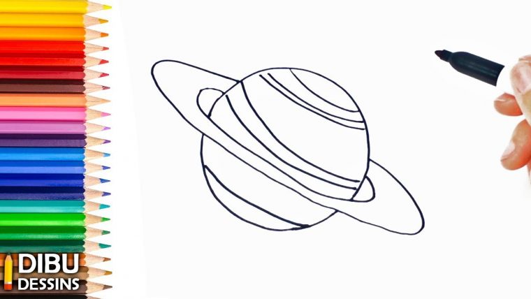 Comment Dessiner Une Planète | Dessin De Planète serapportantà Saturne Dessin