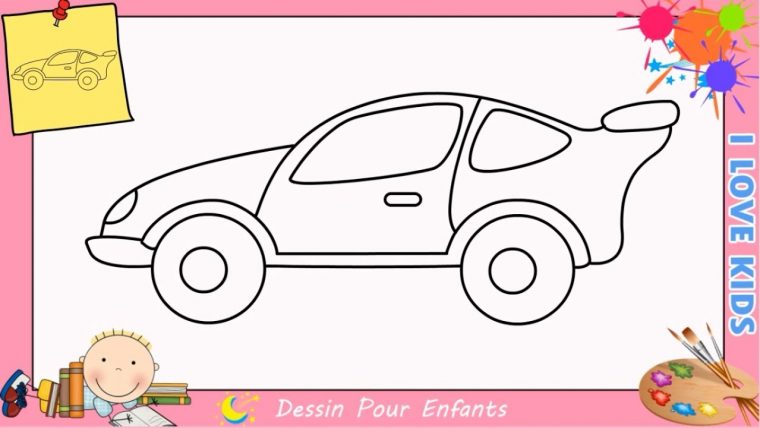 Comment Dessiner Une Voiture Facilement Etape Par Etape Pour Enfants 7 destiné Apprendre A Dessiner Une Voiture