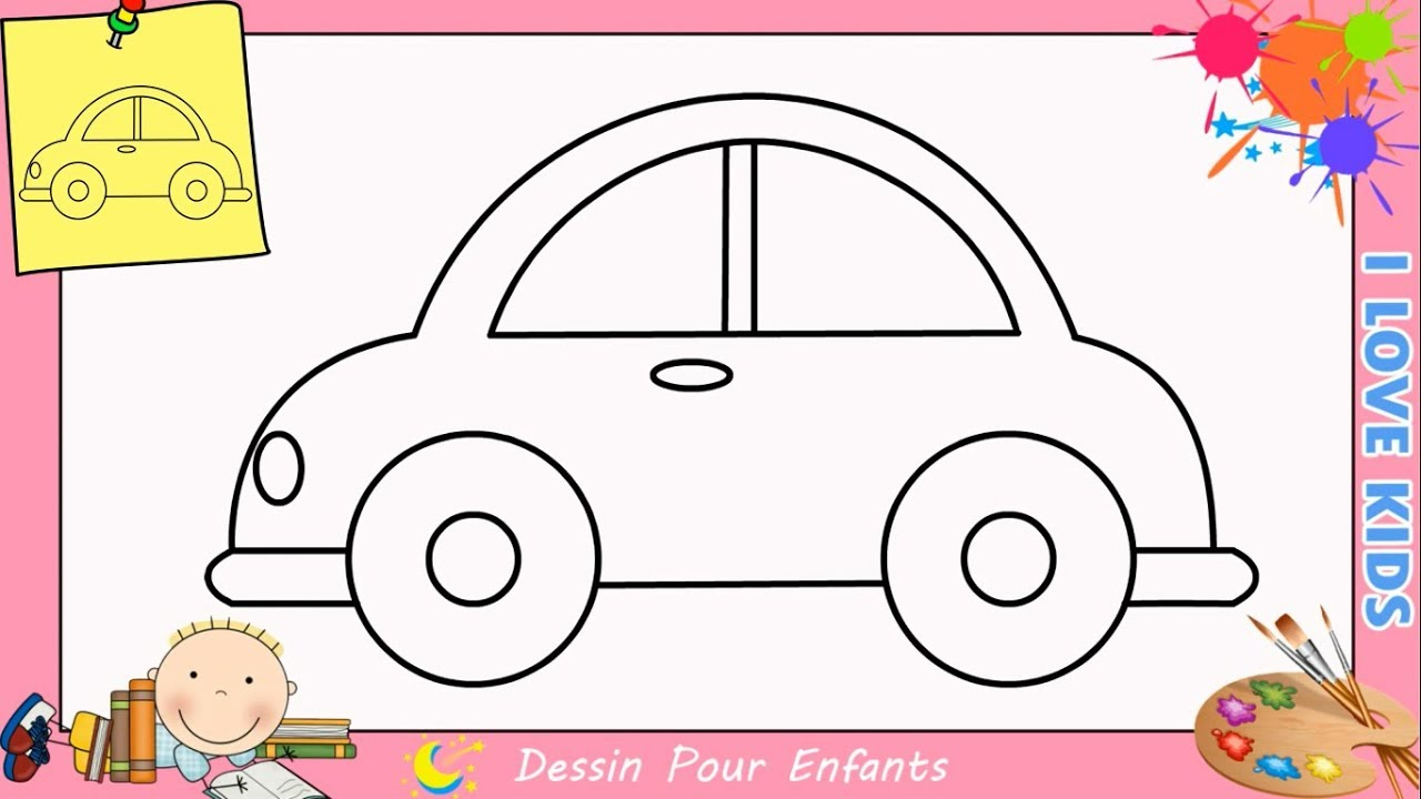 Comment Dessiner Une Voiture Facilement Etape Par Etape Pour Enfants 9 encequiconcerne Apprendre A Dessiner Une Voiture