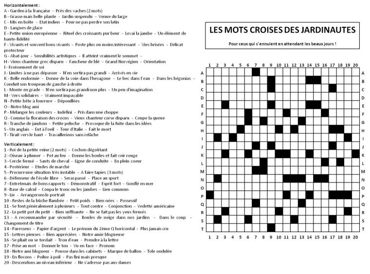 Comment Faire Des Mots Croisés ? à Mots Croises Ca