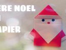 Comment Faire Un Père Noël En Papier - Père Noël En Origami destiné Fabrication De Pere Noel