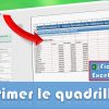 Comment Imprimer Le Quadrillage D'excel - Excel Formation destiné Quadrillage À Imprimer