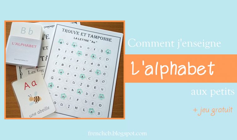 Comment J'enseigne L'alphabet Aux Petits (+Jeu Gratuit) à Jeux Alphabet Maternelle Gratuit