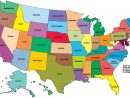 Comment Mémoriser Les 50 États Américains En S'amusant serapportantà Carte Etat Amerique