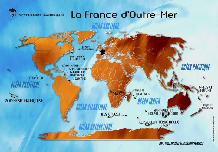 Comment Mémoriser Les Régions De France Facilement destiné Carte France D Outre Mer