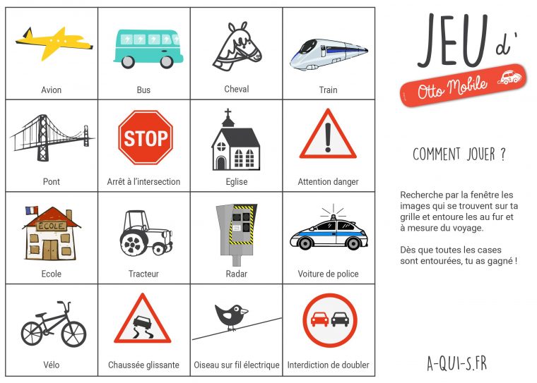 Comment Occuper Les Enfants En Voiture ? Notre Jeu À pour Jeux De Voiture Pour Petit