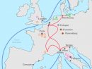 Compléter La Carte Des Villes En Europe Au Xiiie Siècle - 5E pour Carte Europe Vierge À Compléter En Ligne