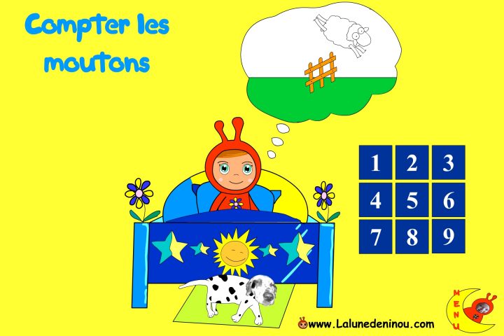 Compter Les Moutons Pour S'endormir – Jeux Sur Lalunedeninou dedans Jeux Gratuit Pour Garcon De 4 Ans