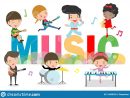 Concept De Musique De Jeu De Groupe D'enfants Enfants Jouant à Jeu D Instruments