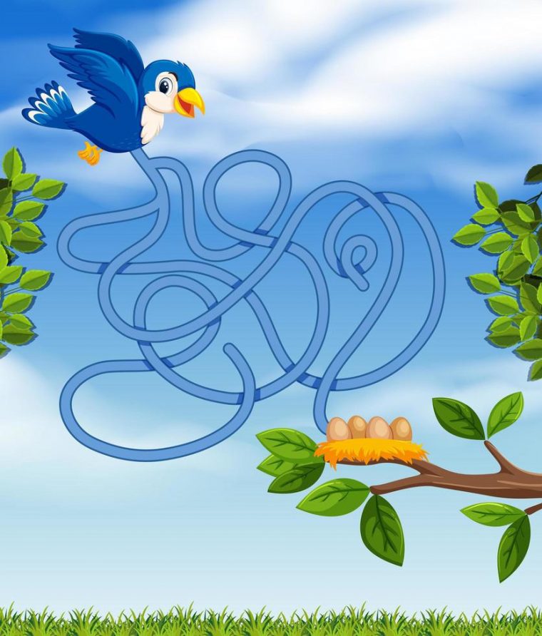 Concept De Puzzle Oiseau Bleu – Telecharger Vectoriel avec Puzzle Photo Gratuit