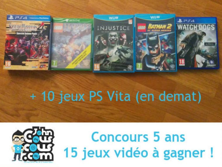 Concours] 5 Ans Du Blog – Part 3 – Johncouscous avec Jeux Video 5 Ans