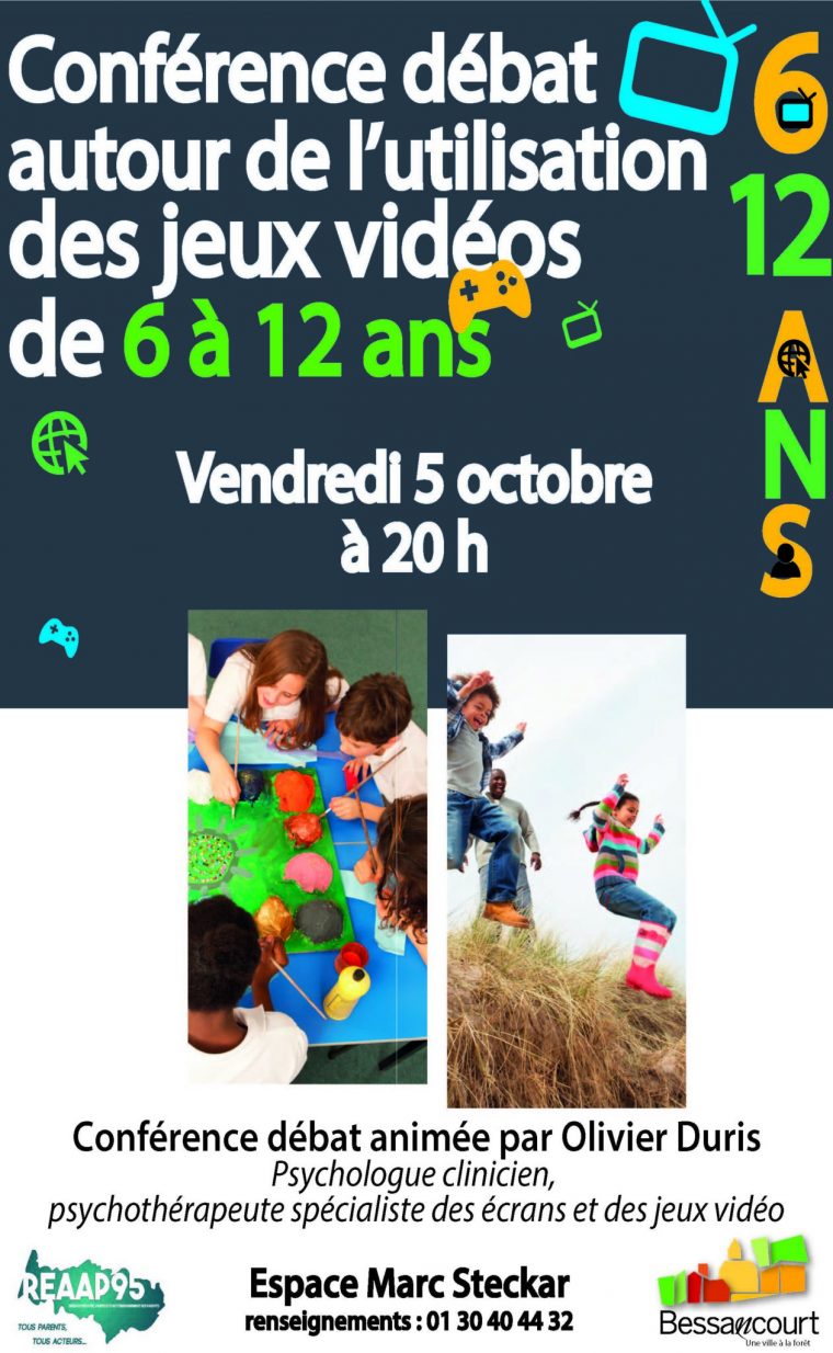 Conférence-Débat Utilisation Des Jeux Vidéos De 6 À 12 Ans intérieur Jeux Video 5 Ans