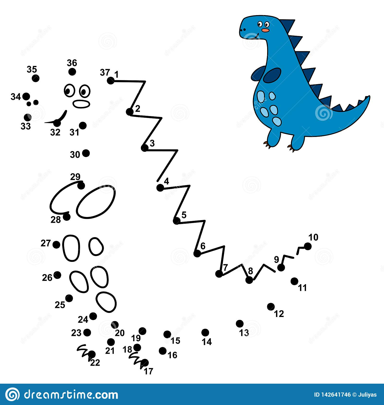 Connect The Dots And Draw A Cute Dinosaur Stock Vector serapportantà Point À Relier Alphabet