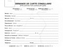 Consulat Du Cameroun À Paris - Demande De Carte Consulaire intérieur Carte De France A Remplir