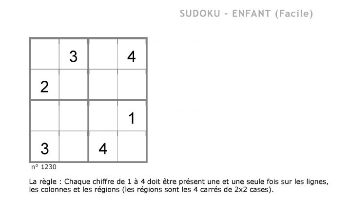 Contes Pour Enfants Sudoku 1 À Lire – Fr.hellokids à Sudoku Pour Enfant