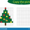 Copiez L'image, Art De Pixel, Bande Dessinée D'arbre De Noël encequiconcerne Dessin Pixel Noel