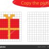 Copy Picture Pixel Art Christmas Gift Cartoon Drawing Skills destiné Pixel Art De Noël