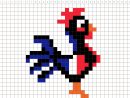 Coq Sportif Football - Pixel Art | La Manufacture Du Pixel destiné Modele Dessin Pixel