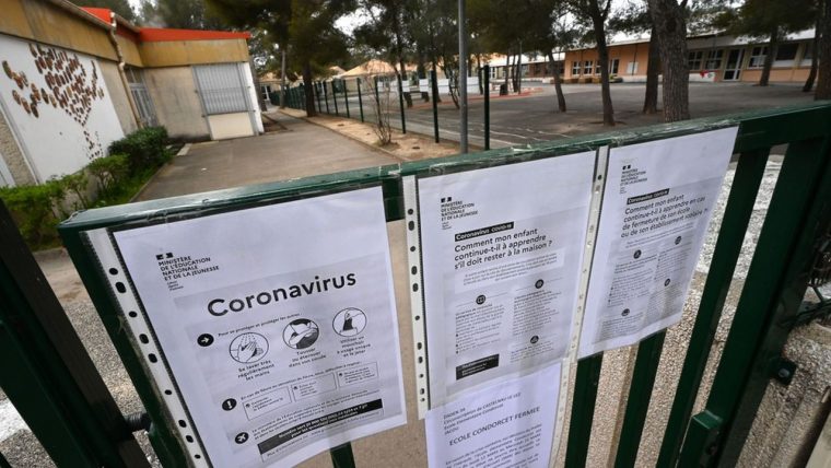 Coronavirus: Cascade De Fermetures De Commerces, Écoles Et intérieur Apprendre Pays Europe