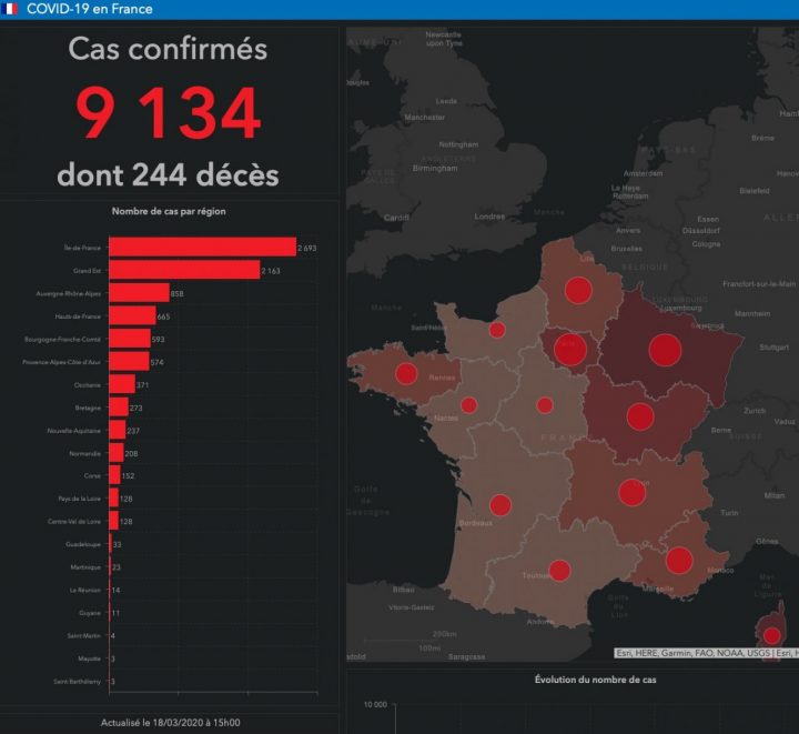 Coronavirus : La Bourgogne Franche-Comté 3Ème Région La Plus encequiconcerne Nombre De Region