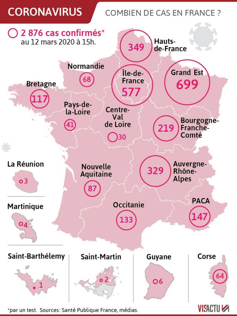 Coronavirus : Le Point Sur La Situation Ce Vendredi encequiconcerne Combien De Departement En France