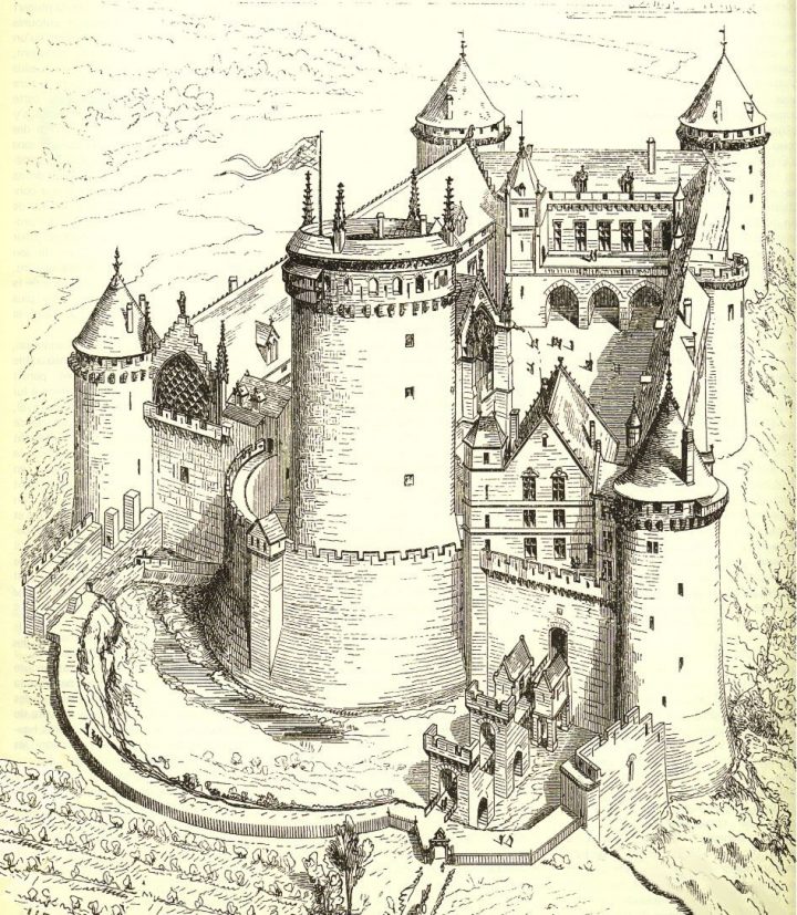 Coucy Castle, As It Looked Before It Was Bombed Into A dedans Image De Chateau Fort A Imprimer